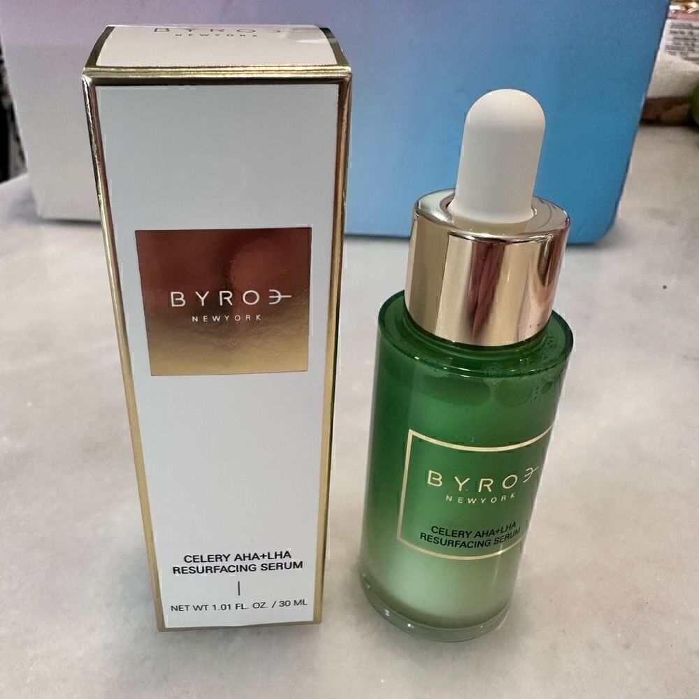 Byroe New York Celery AHA+LHA Resurfacing Serum New with Box 30ml